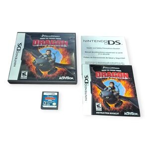 Dreamworks How To Train Your Dragon Nintendo DS Game w Manual & Case CIB